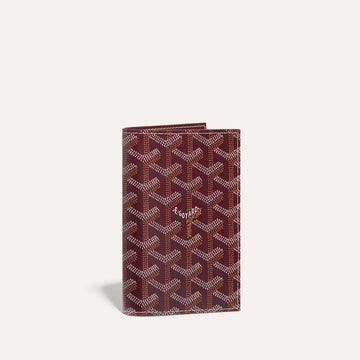 Goyard Grenelle Passport Cover Burgundy