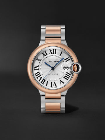 Automatic 42mm 18-Karat Rose Gold and Stainless Steel Watch, Ref. No. W2BB0034