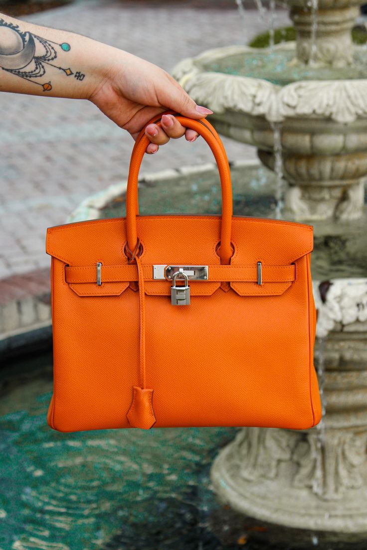 Hermes Birkin 25 Orange