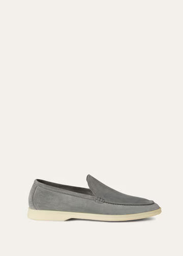 Loro Piana Gray Men's Loafers
