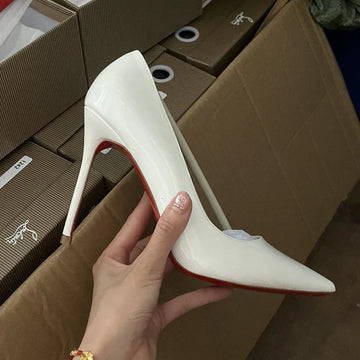 Christian Louboutin So Kate White Pump