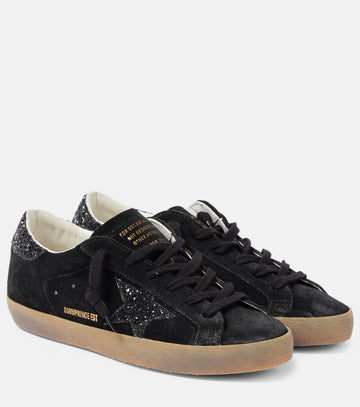 Golden Goose Super-Star glitter suede