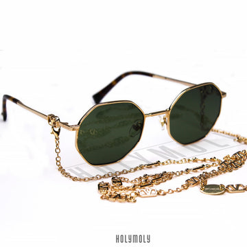 Valentino VLogo neck-chain sunglasses