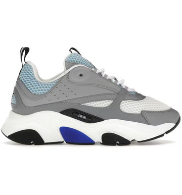 Dior B22 Technical Mesh Calfskin Sneaker White Blue