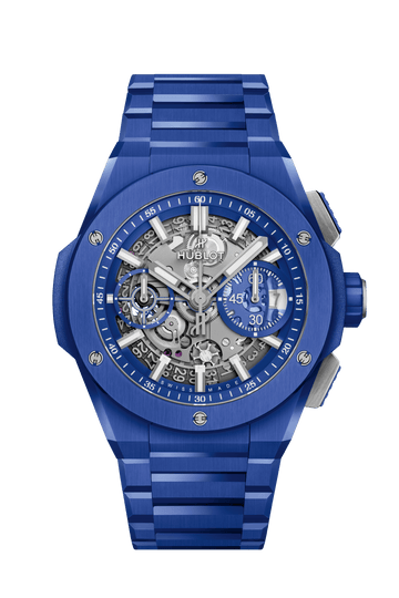 HUBLOT BIG BANG INTEGRATED BLUE INDIGO CERAMIC Limited Edition 250 pieces 451.EX.5129.EX