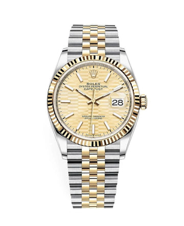 Rolex DateJust Two Tone Fluted Bracelet – 36mm