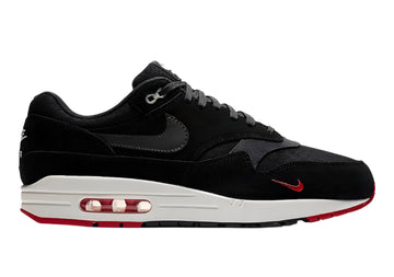 Nike Air Max 1 Premium Black University Red Sail Oil Grey STASP