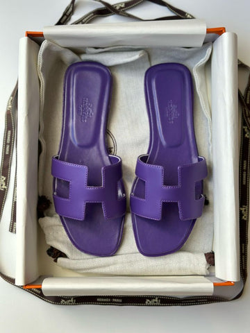 Hermes Slides Purple