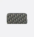 Saddle Zipped Long Wallet