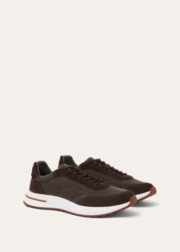 Loro Piana Week End Walk Sneakers Cedar Bronze