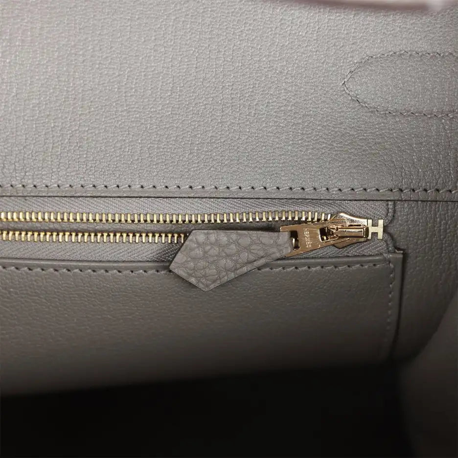 Hermès Birkin 35 Gris Meyer Togo Gold Hardware