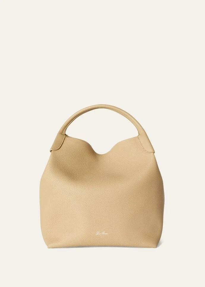Loro Piana Large Bale bag Grained Calfskin
