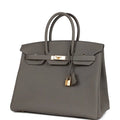 Hermès Birkin 35 Gris Meyer Togo Gold Hardware