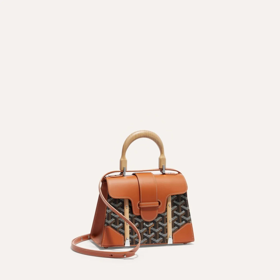 Goyard Saïgon Structuré Mini Bag Black & Tan