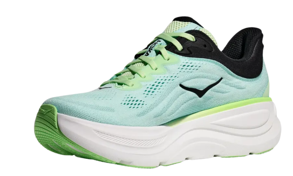 Hoka Bondi 9 "luna moth / blue spark"