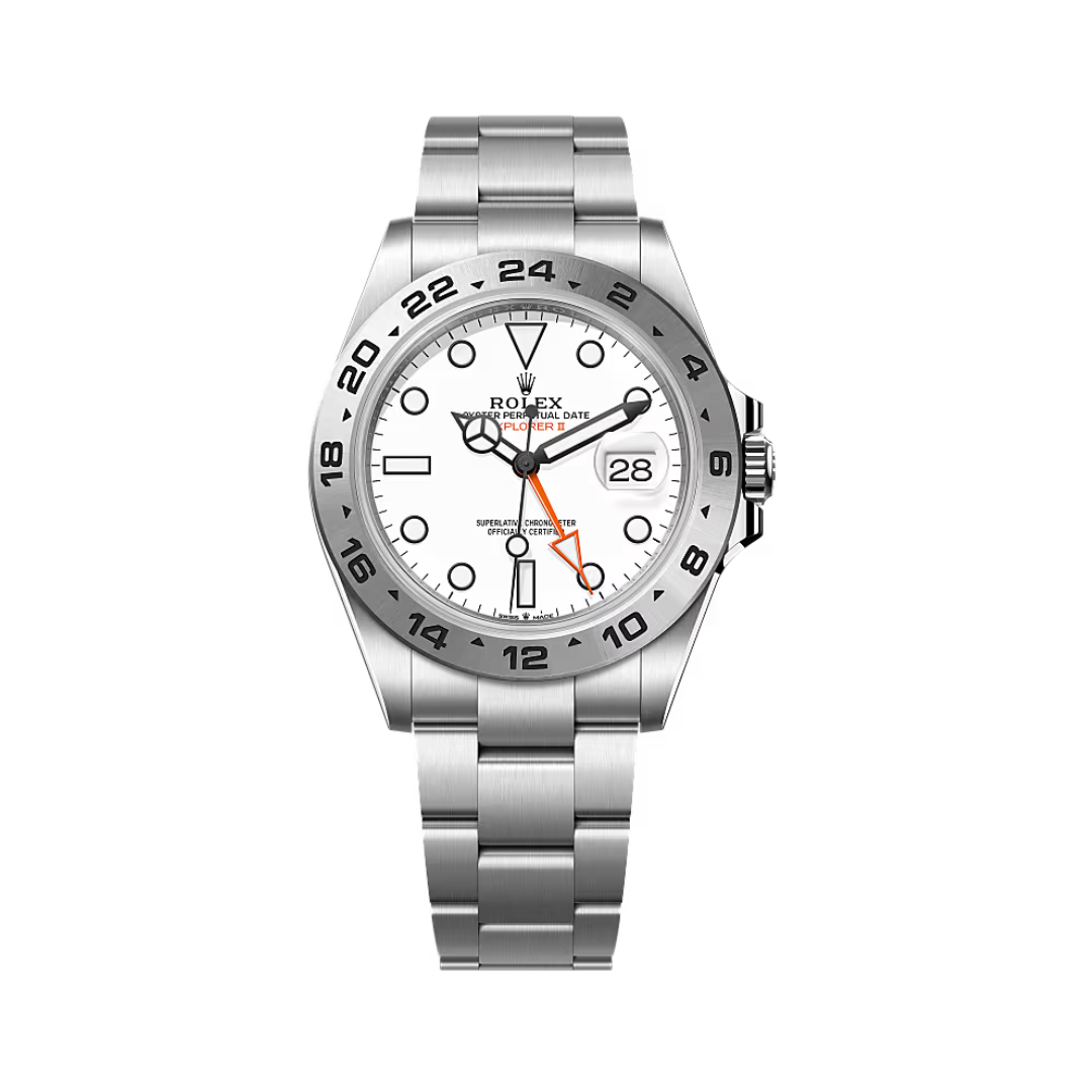 Rolex Explorer II White Dial Oyster Perpetual Men's Luxury Watch