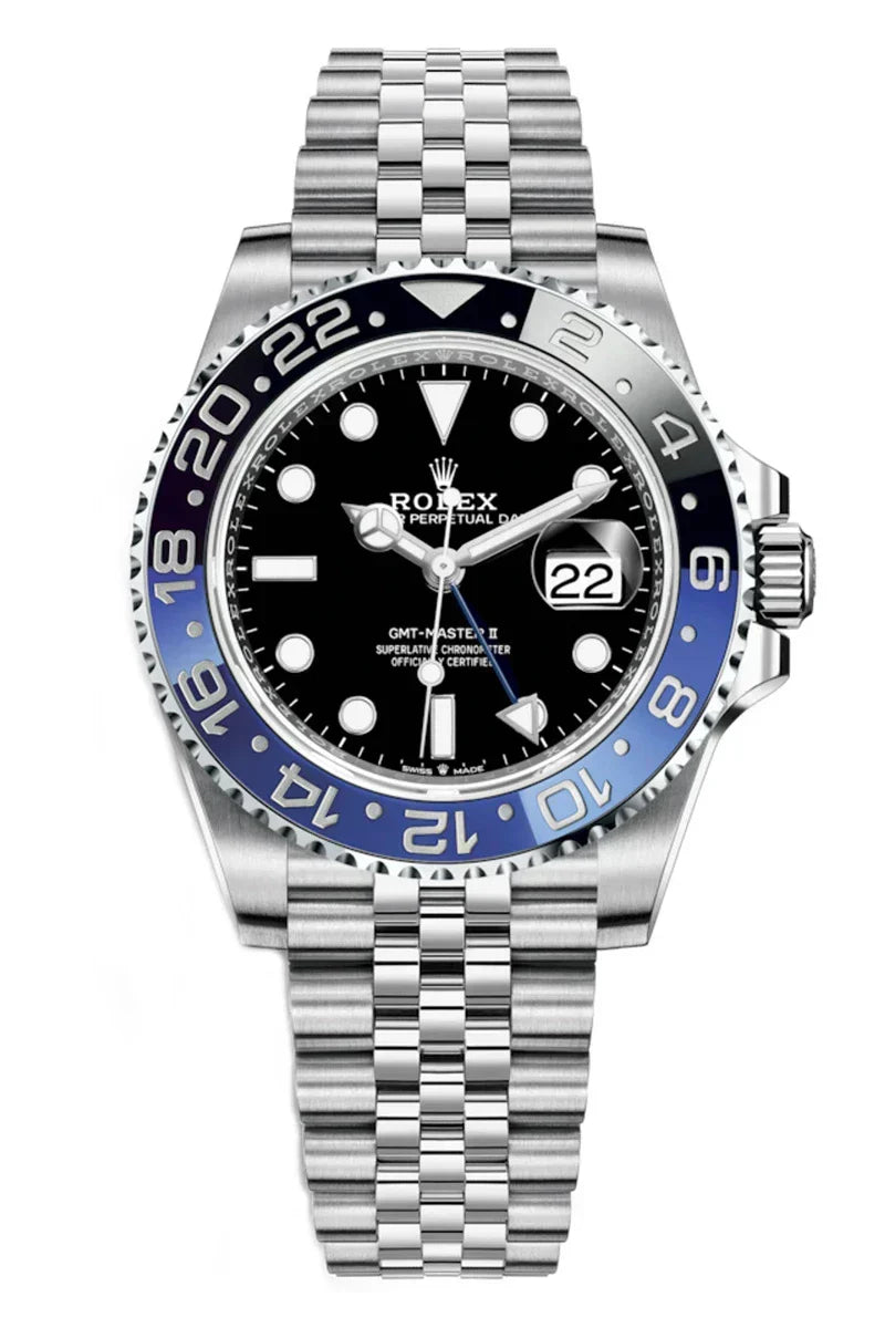 Rolex GMT-Master II 126710BLNR Batgirl Watch with Jubilee Bracelet