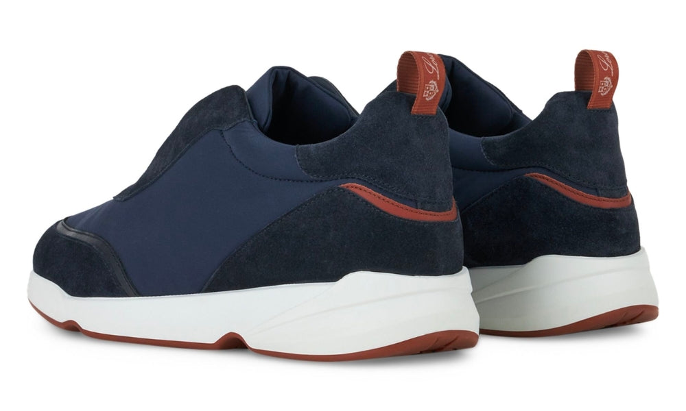 LORO PIANA  Suede Modular Walk  'Blue'