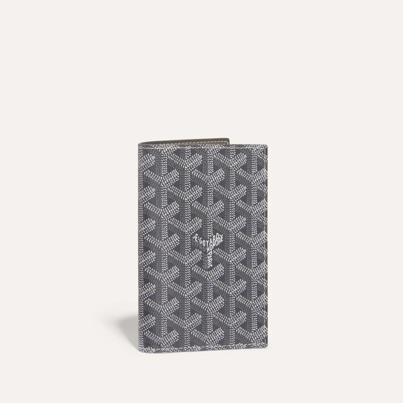 Goyard Grenelle Passport Cover Grey