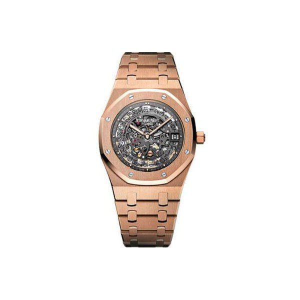 Audemars Piguet Royal Oak Openworked Extra-Thin 39mm Rose Gold Watch