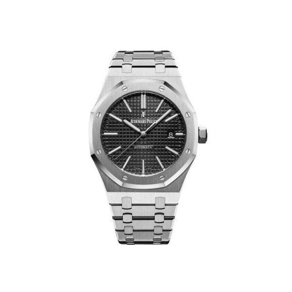 Audemars Piguet Royal Oak Black Dial Men's Luxury Wrist Watch