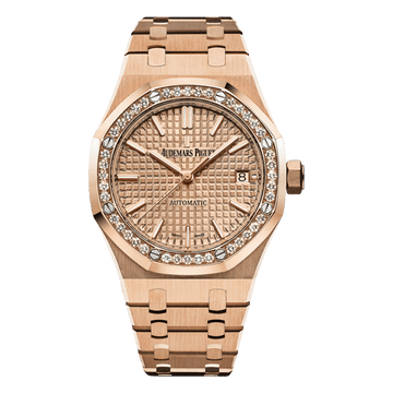Audemars Piguet Royal Oak 37mm 18k Rose Gold Index Watch