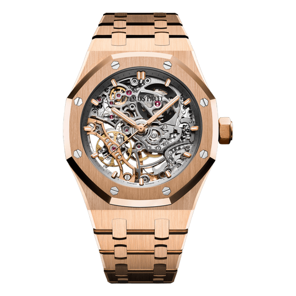 Audemars Piguet Royal Oak Luxury Rose Gold Tone Wrist Watch