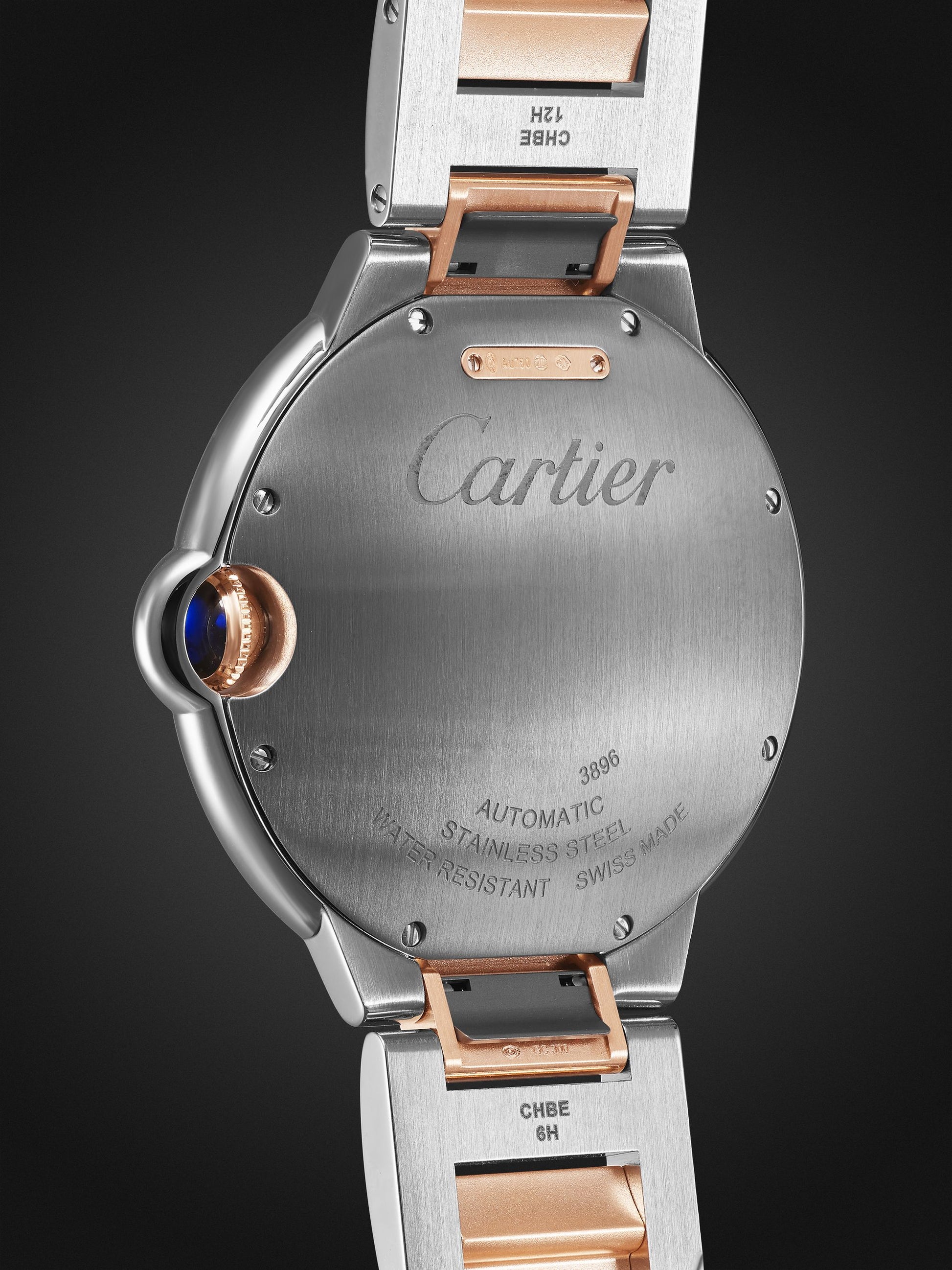 Automatic 42mm 18-Karat Rose Gold and Stainless Steel Watch, Ref. No. W2BB0034