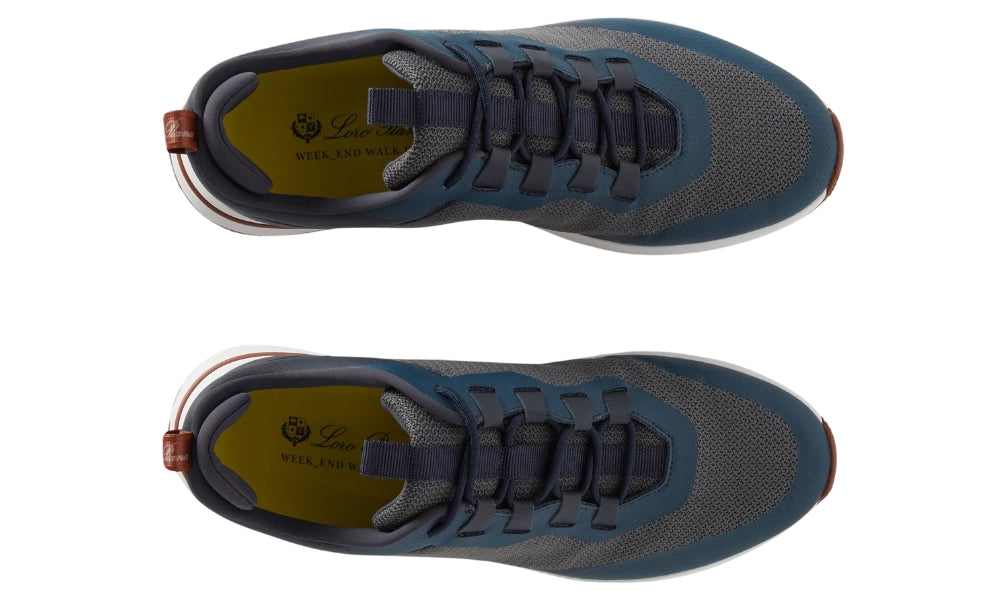 LORO PIANA Week-End Walk Sneakers "Charcoal Blue "