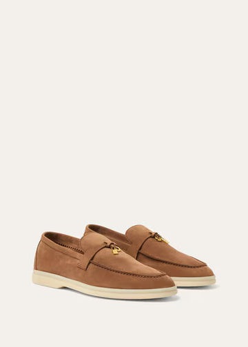 Loro Piana Summer Charms Walk Loafer Colour Vicuna