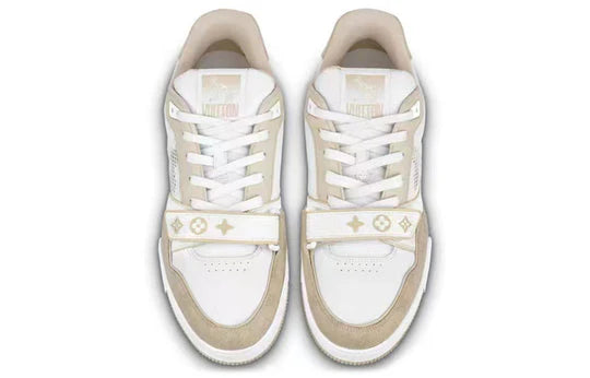 LOUIS VUITTON LV Trainer 'White Beige Velcro'
