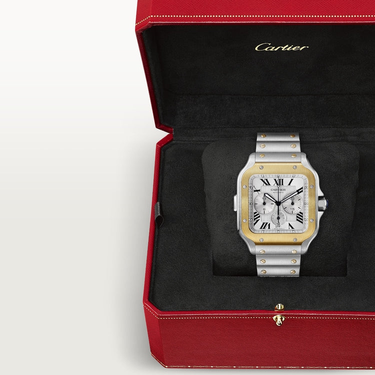 SANTOS DE CARTIER CHRONOGRAPH WATCH W2SA0008