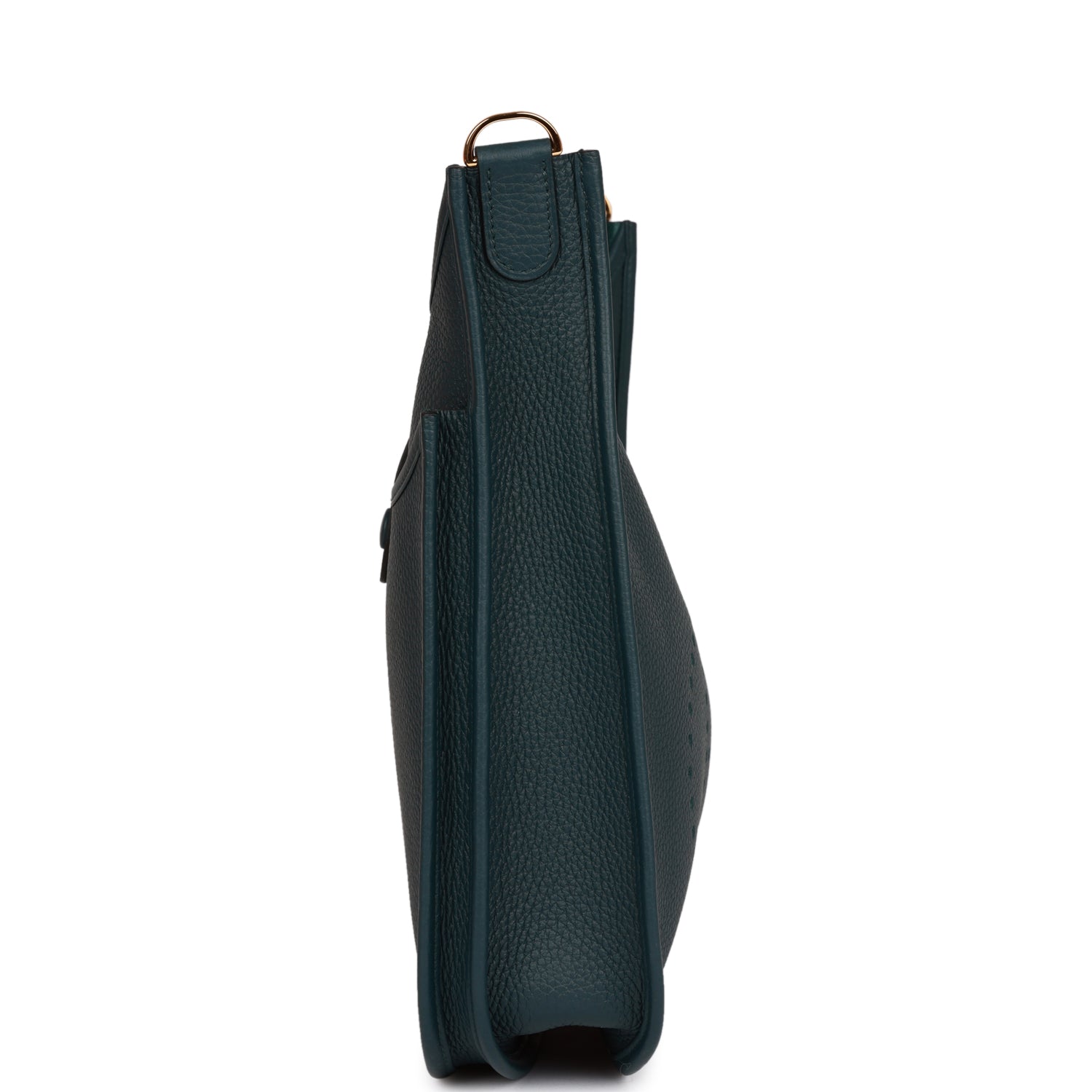 Hermès Evelyne PM Vert Cypress Clemence Gold Hardware