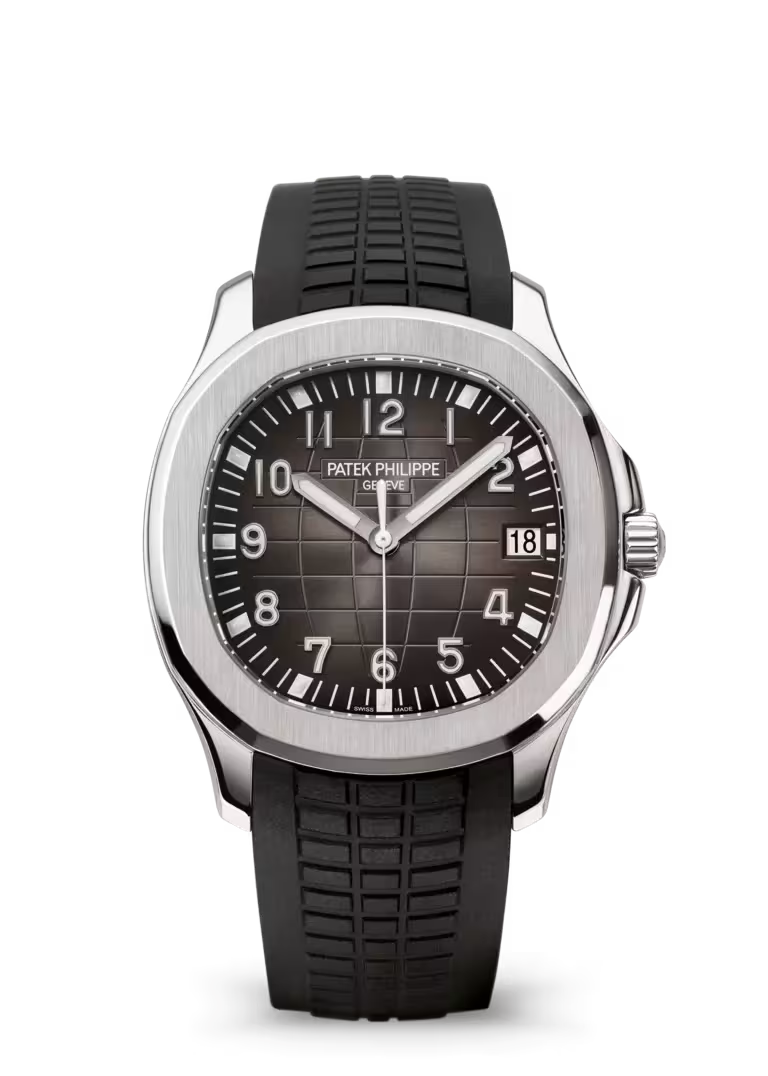 Aquanaut Date Black Strap Stainless Steel ref. 5167A-001