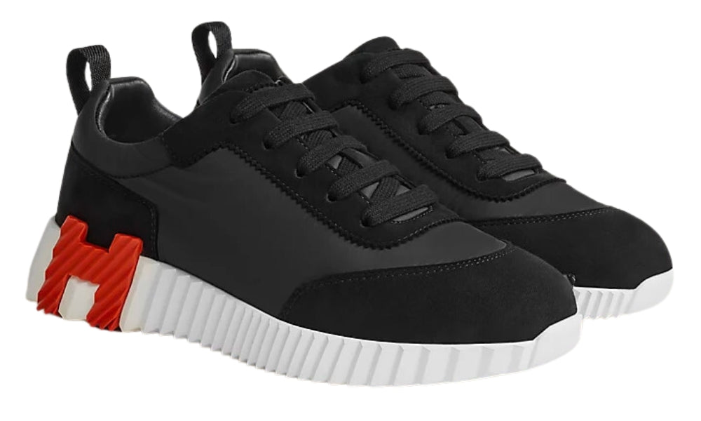 Hermes Bouncing sneaker "Black Orange"