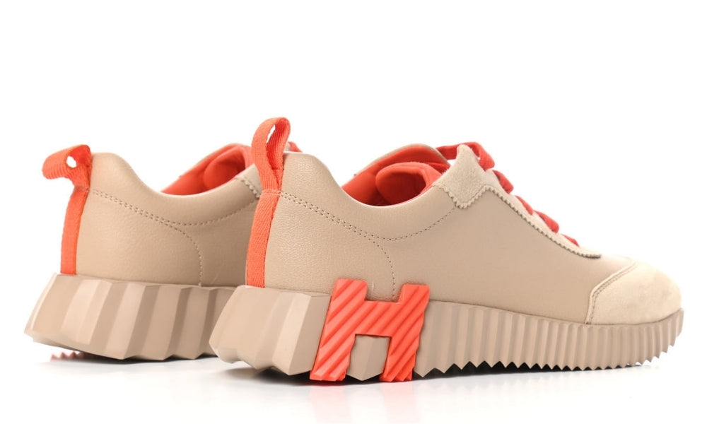 Hermès Goatskin Suede Goatskin Bouncing  "Beige Sarrasin"