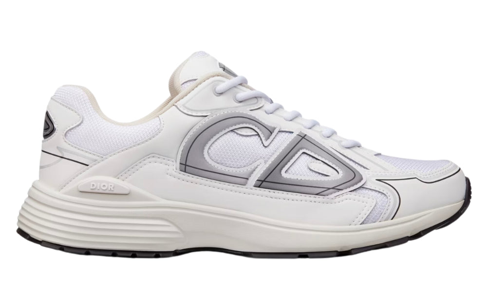 Dior B30 White Mesh And Technical Fabric Low Top Sneakers dior-b30-white-mesh-and-technical-fabric-low-top-sneakers