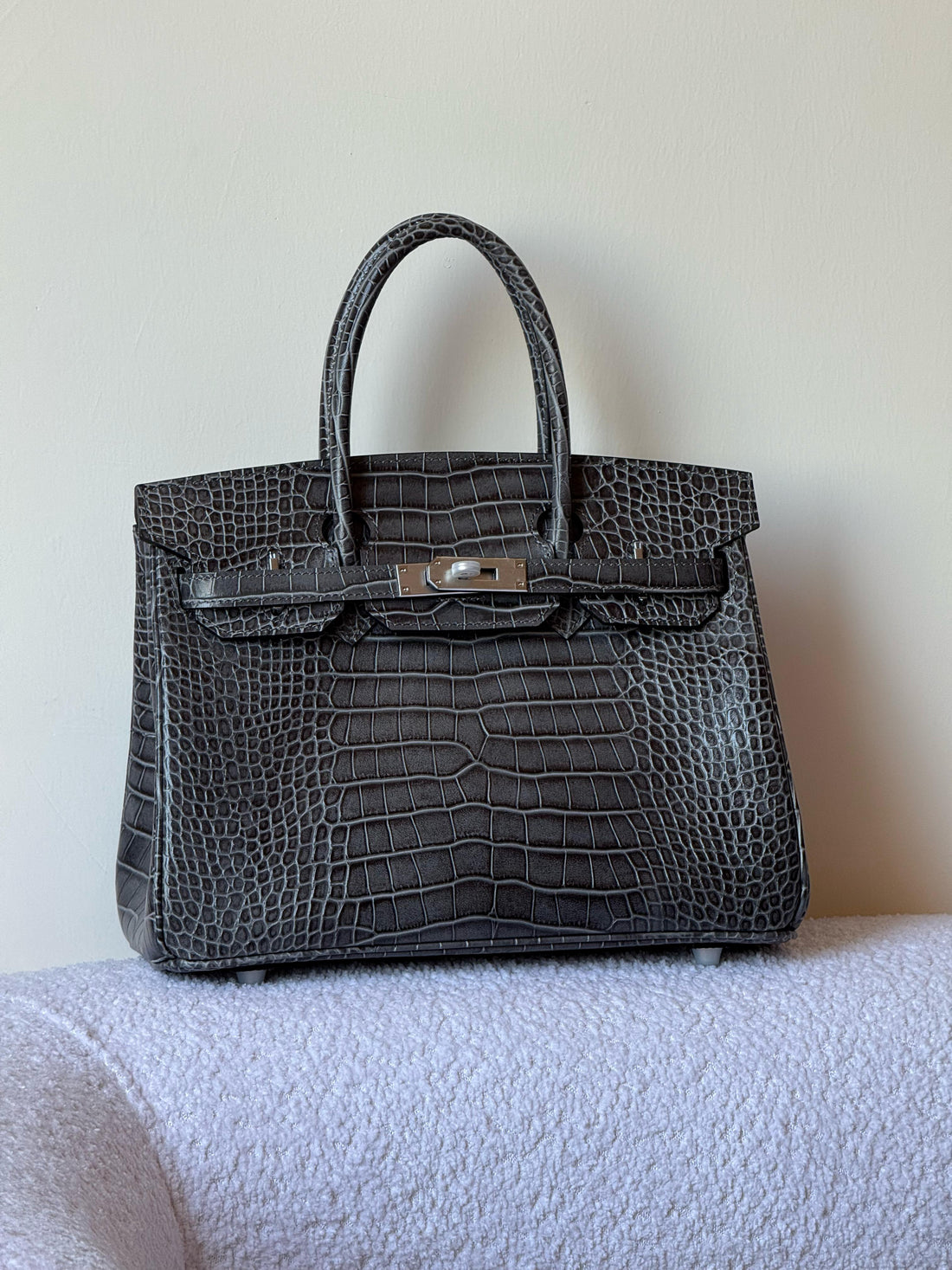 Hermes Birkin croc