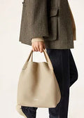 Loro Piana Large Bale bag Grained Calfskin