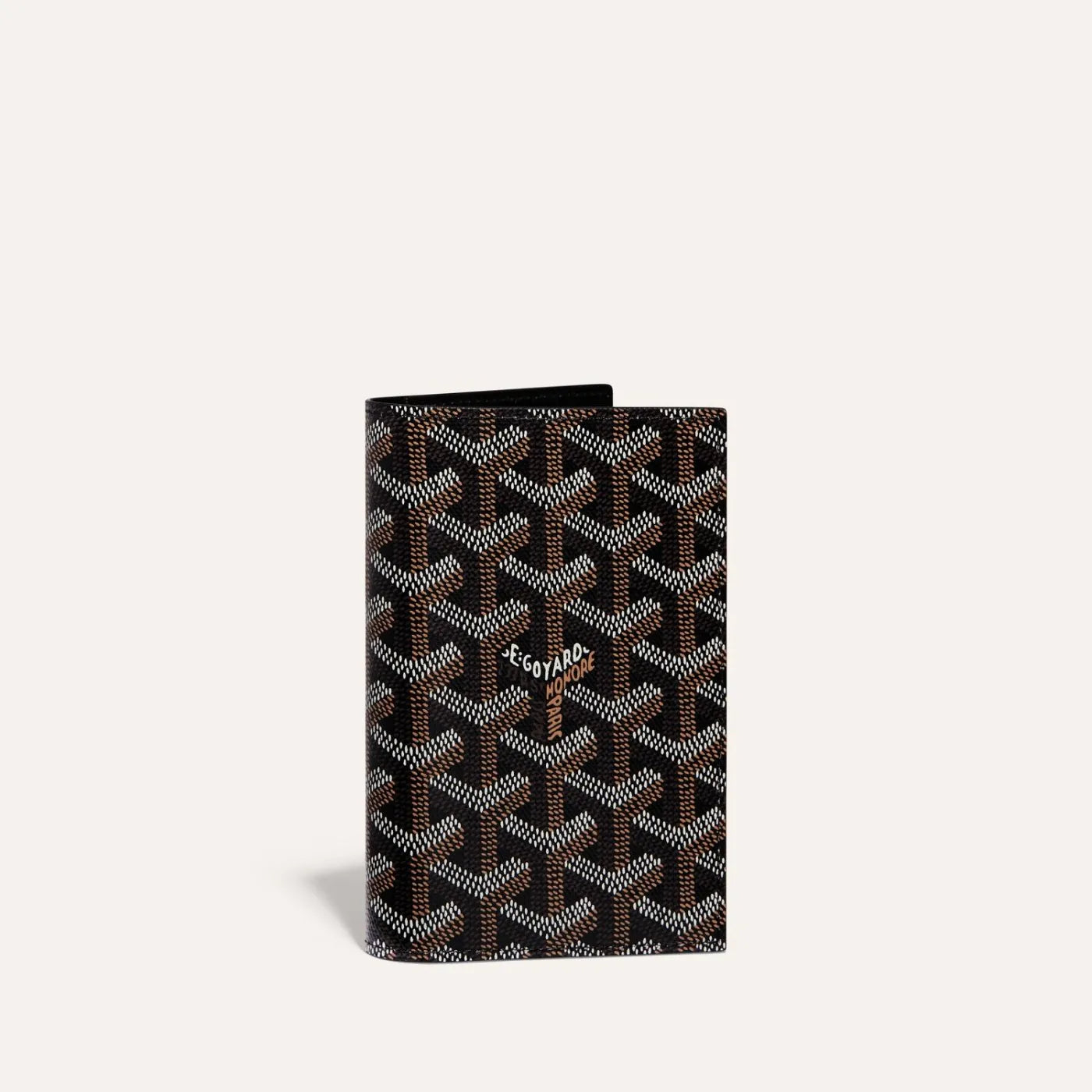 Goyard Grenelle Passport Cover Black