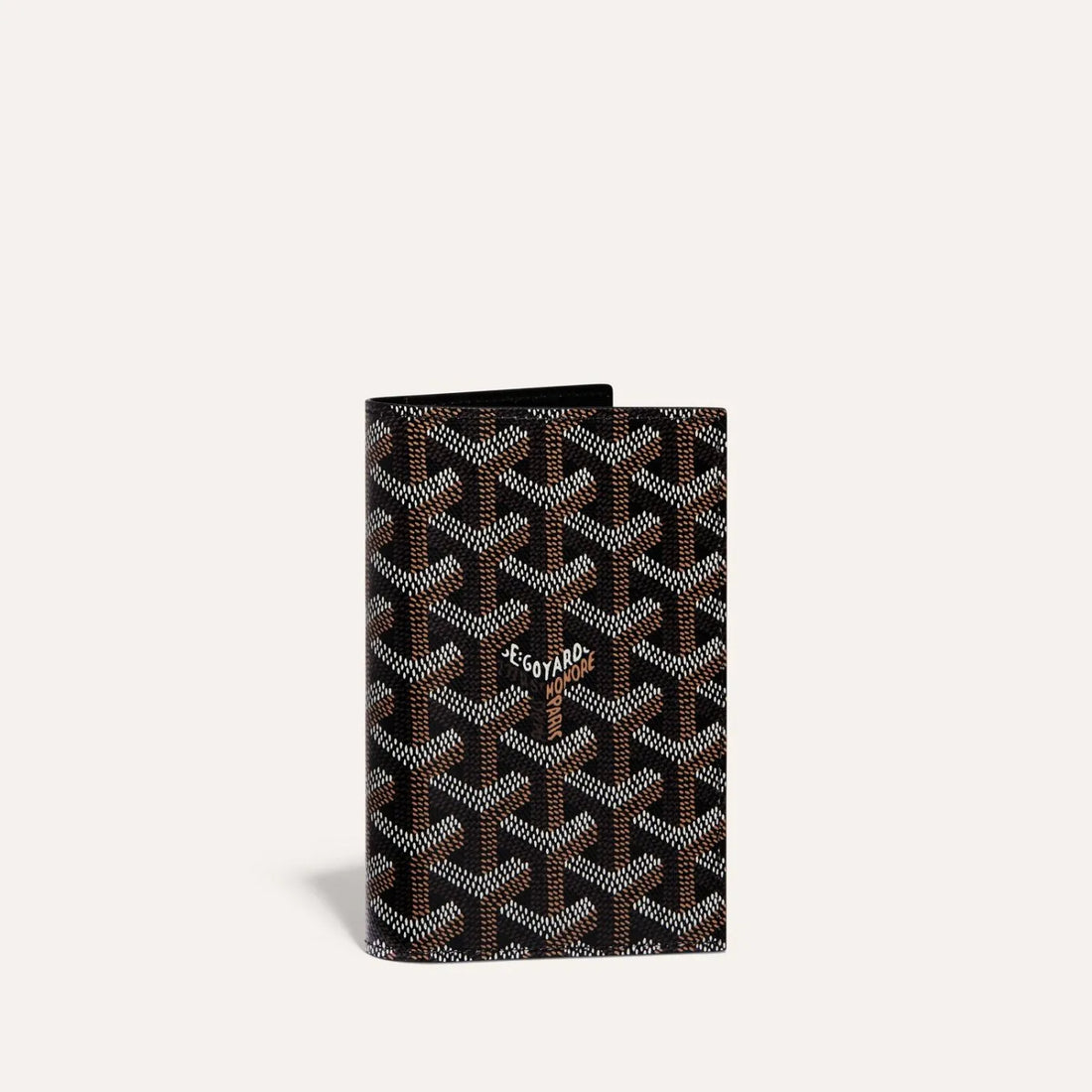 Goyard Grenelle Passport Cover Black