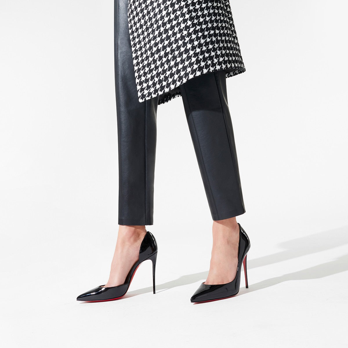 Christian Louboutin Patent Iriza Black Pumps