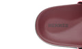 HERMES Suede Goatskin Womens Chypre Sandals Rouge Marsala