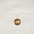 Hermès Mini Lindy White Swift Gold Hardware