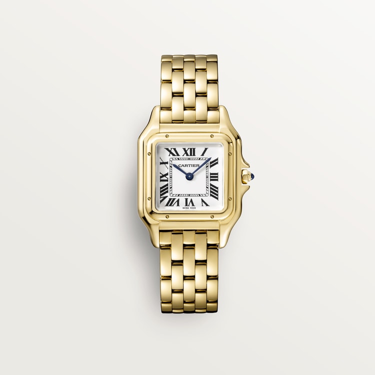 PANTHÈRE DE CARTIER WATCH Small model, quartz movement, yellow gold