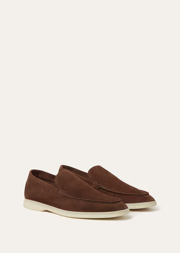 Loro Piana Summer Charms Walk Loafer Corteccia Brown