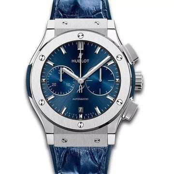HUBLOT Classic Fusion Chronograph Titanium Blue 521.NX.7170.LR