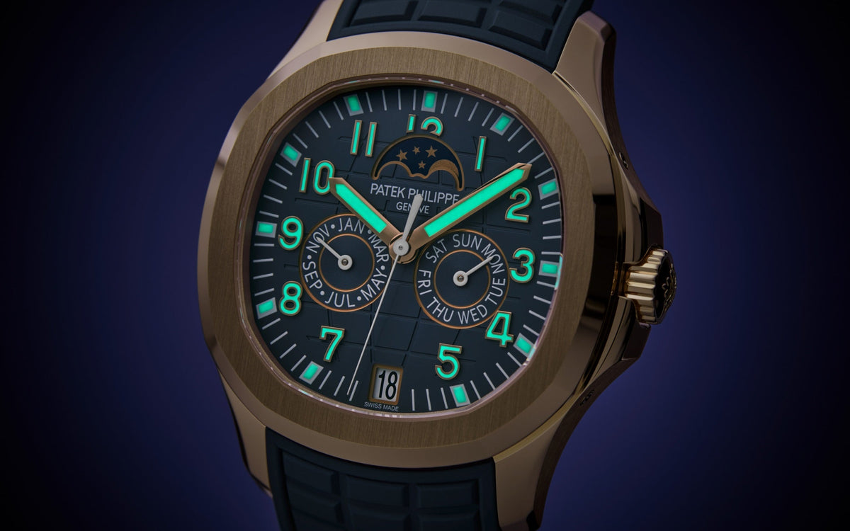Patek Philippe Aquanaut 5261R Rose Gold Annual Calendar Moon Phase