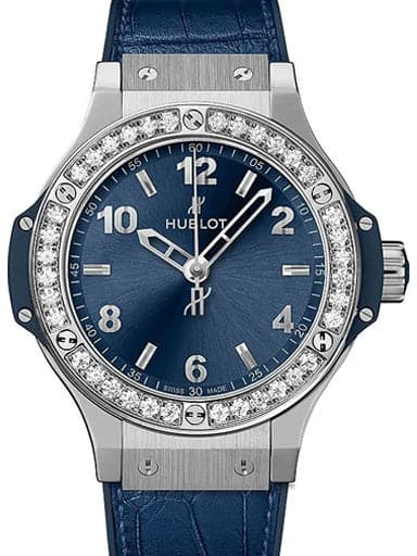 Hublot Big Bang Steel Blue Diamonds