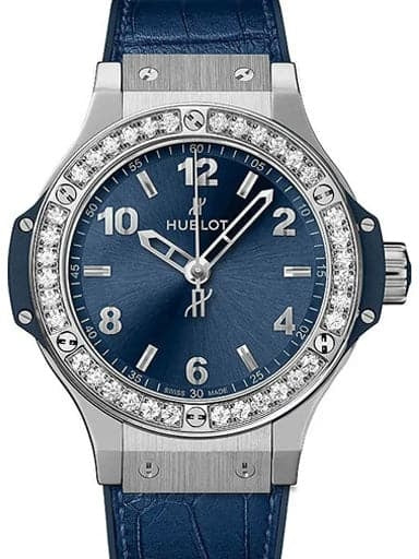 Hublot Big Bang Steel Blue Diamonds